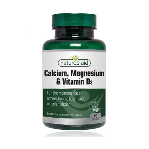 Natures Aid Calcium, Magnesium and Vitamin D 90 tabs