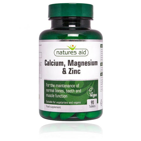 Natures Aid Calcium, Magnesium and Zinc 90 tabs
