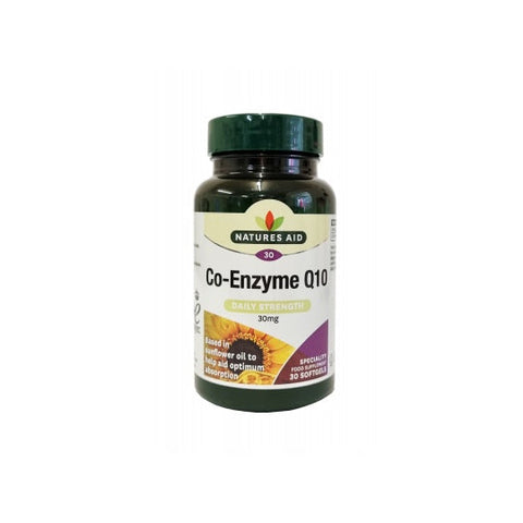 Natures Aid Co-Enzyme Q10 30mg 90 softgels