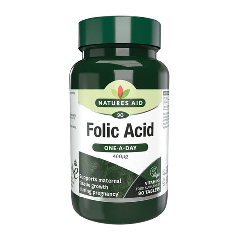Natures Aid Folic Acid 400iu 90 tabs