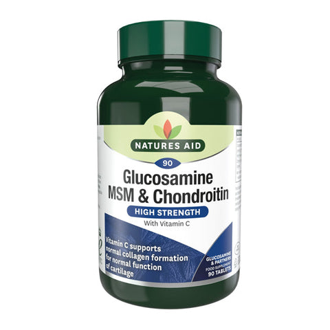 Natures Aid Glucosamine 500mg and Chondroitin 400mg 90 tabs