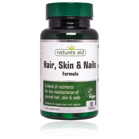Natures Aid Hair, Skin and Nails Formula 30 tabs