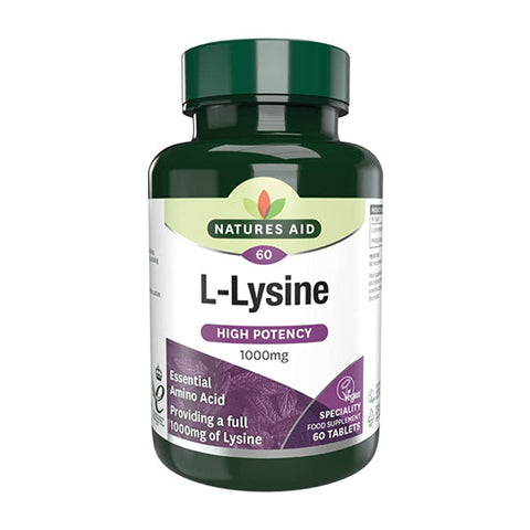 Natures Aid L-Lysine 1000mg 60 tabs