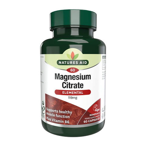 Natures Aid Magnesium Citrate 750mg 60 TabletsÊ