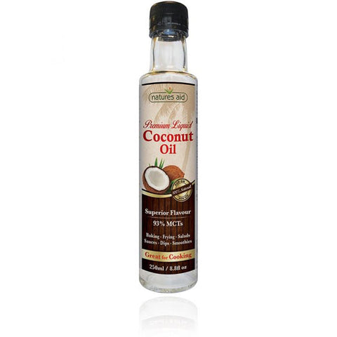Natures Aid Premium Coconut Oil Liquid 250ml