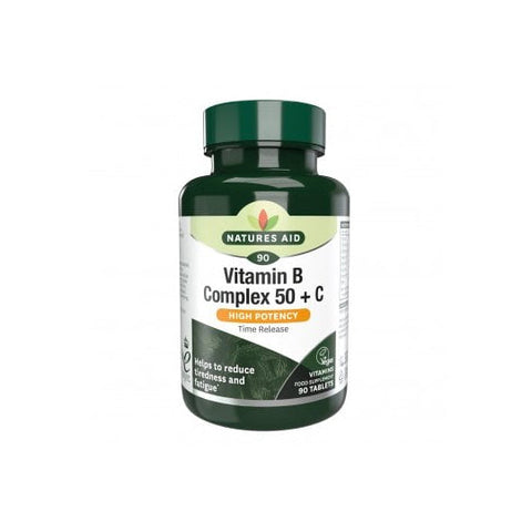 Natures Aid Vitamin B Complex with Vitamin C 30 tabs