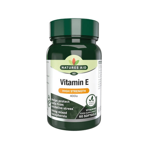 Natures Aid Vitamin E 400iu 60 softgels
