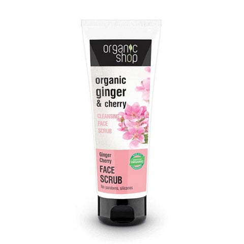 Organic Shop Cleansing Face Scrub 
Ginger Cherry 75ml