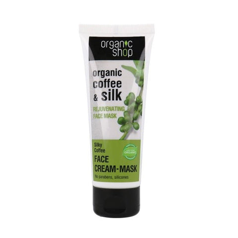 Organic Shop Rejuvenating Face Cream-Mask Silky Coffee 75ml