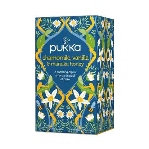 Pukka Organic Chamomile Vanilla Manuka Infusion 20 bags