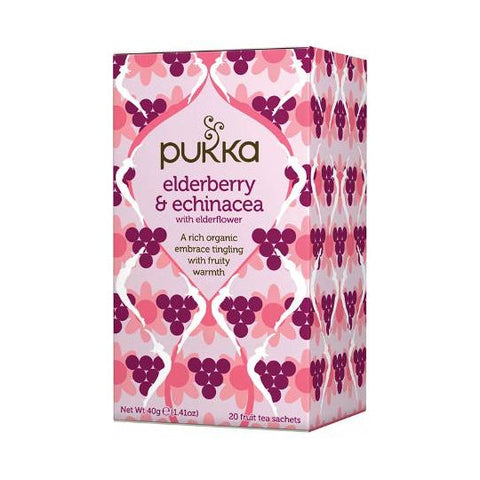 Pukka Organic Elderberry & Echinacea 20 bags