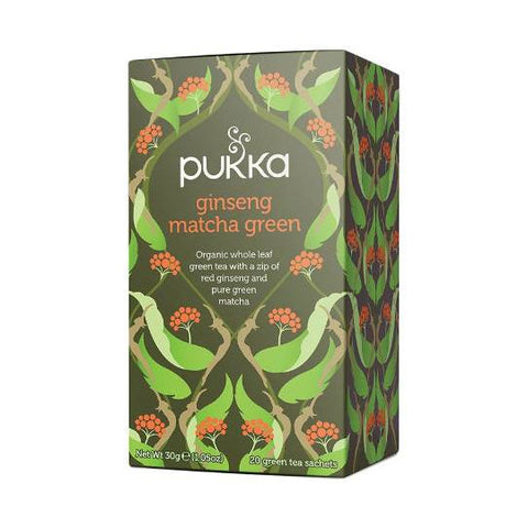Pukka Organic Ginseng Matcha Green 20 bags