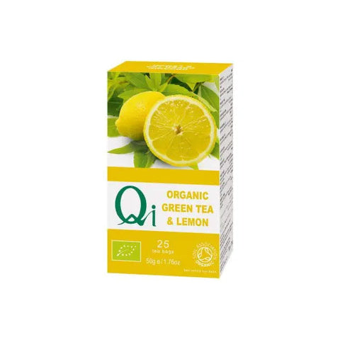 Qi Organic Green Tea and Lemon 25bags