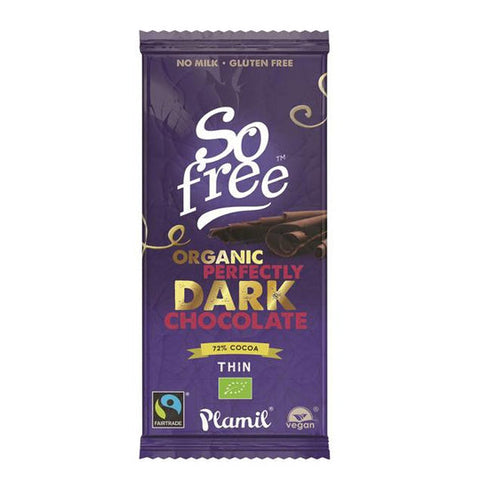 So Free FT and Organic Perfectly Dark Chocolate 72% Cocoa 80g