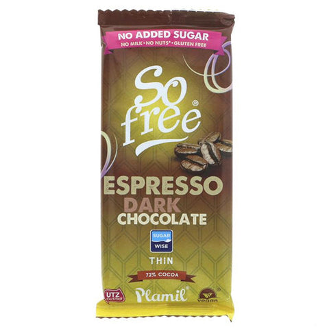 So Free No Added Sugar Espresso Dark Chocolate 80g