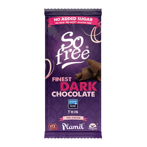 So Free No Added Sugar Fine Dark Chocolate 72% 80g