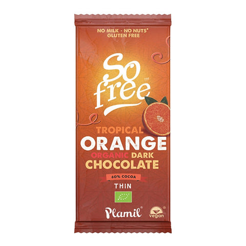 So Free No Added Sugar Orange Chocolate 60% 80g