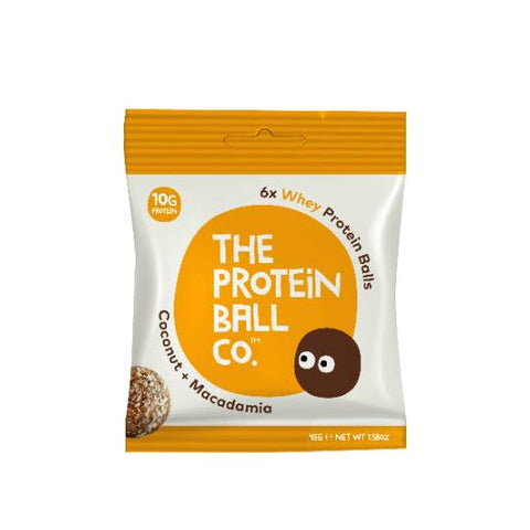 The Protein Ball Co. Coconut and Macadamia Protein Balls 45g