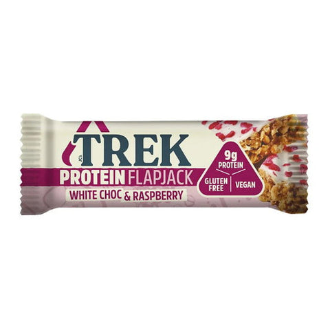 Trek Protein White Choc & Raspberry Flapjack 50g