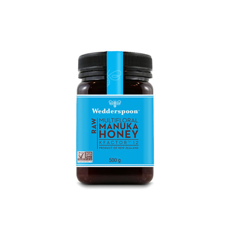 Wedderspoon Raw Manuka Honey KFactor 12+ 500g