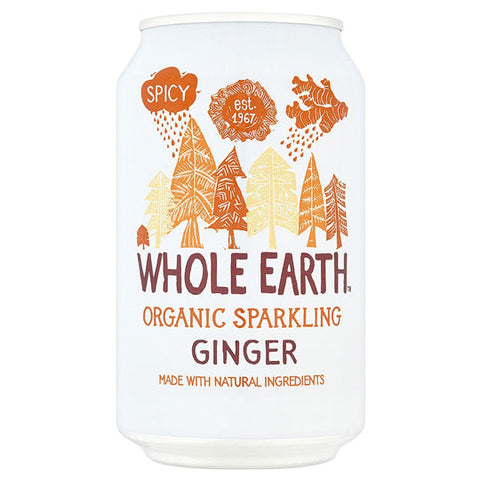 Whole Earth Organic Sparkling Ginger Drink 330ml